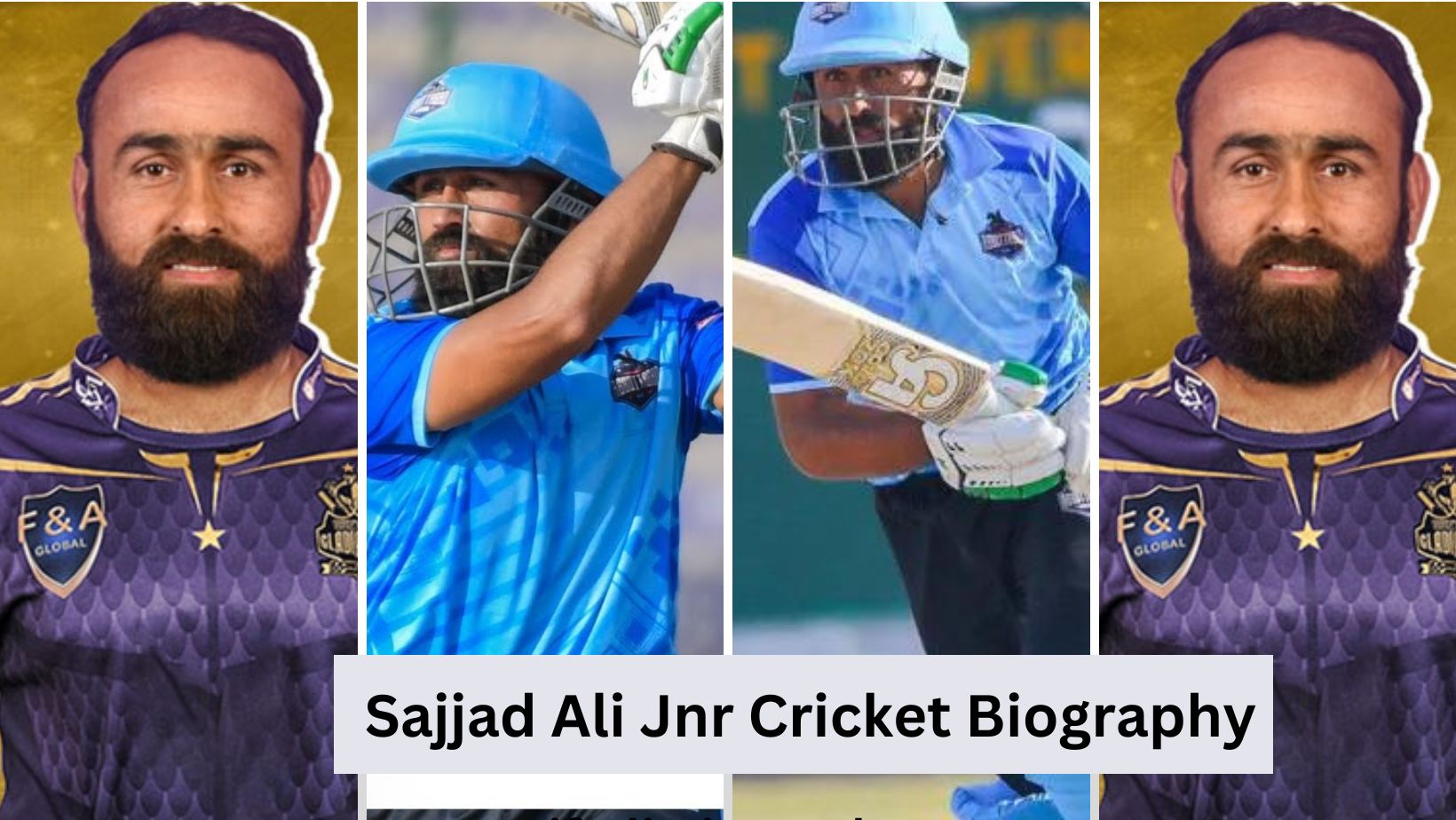 Sajjad Ali Jnr Cricket Biography